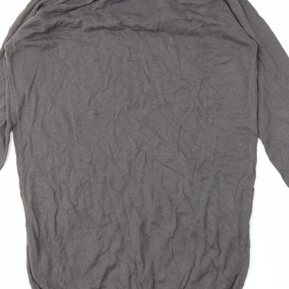 Womens UK Size M Preworn Grey Tunic T-Shirt