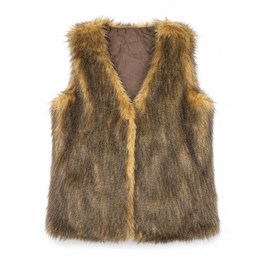 Just Elegance Womens Brown   Gilet Jacket Size S