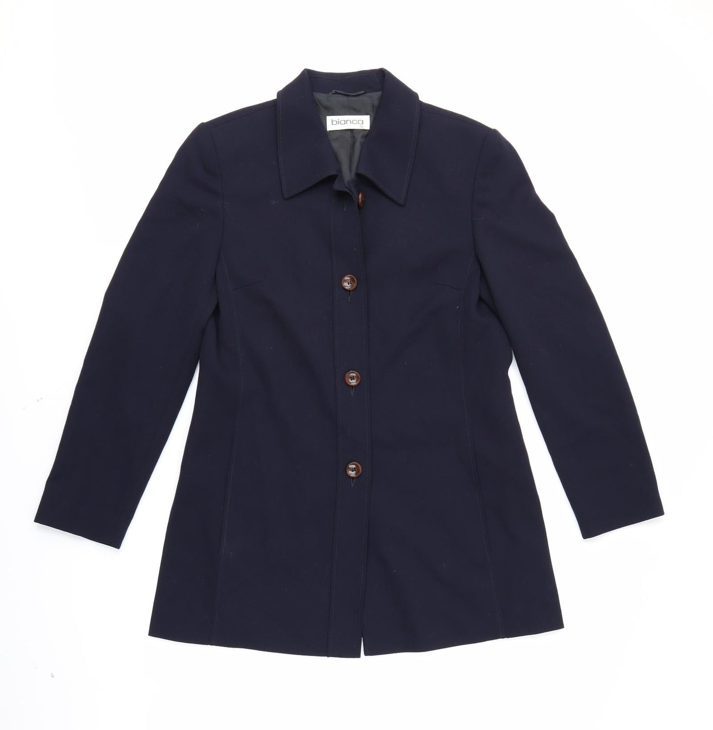 Bianca Womens Blue   Jacket Blazer Size 8