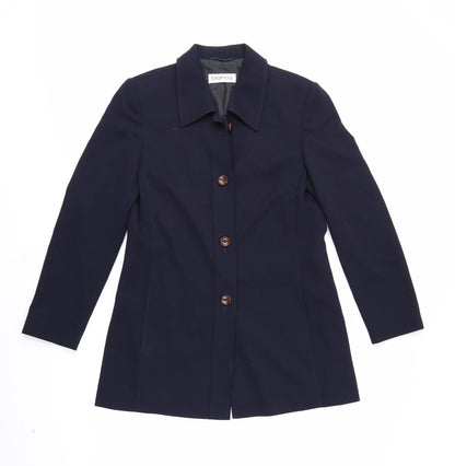 Bianca Womens Blue   Jacket Blazer Size 8