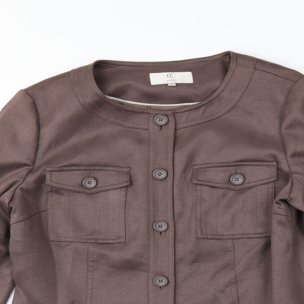 Womens UK Size 12 CC Brown Jacket