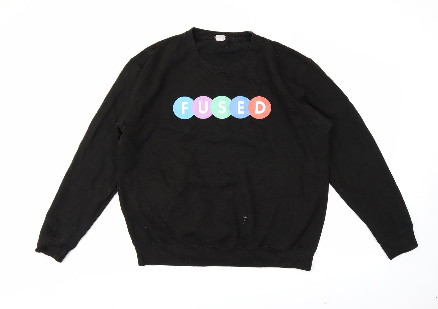 Preworn Womens Black   Pullover Sweatshirt Size M