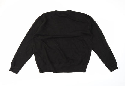 Preworn Womens Black   Pullover Sweatshirt Size M