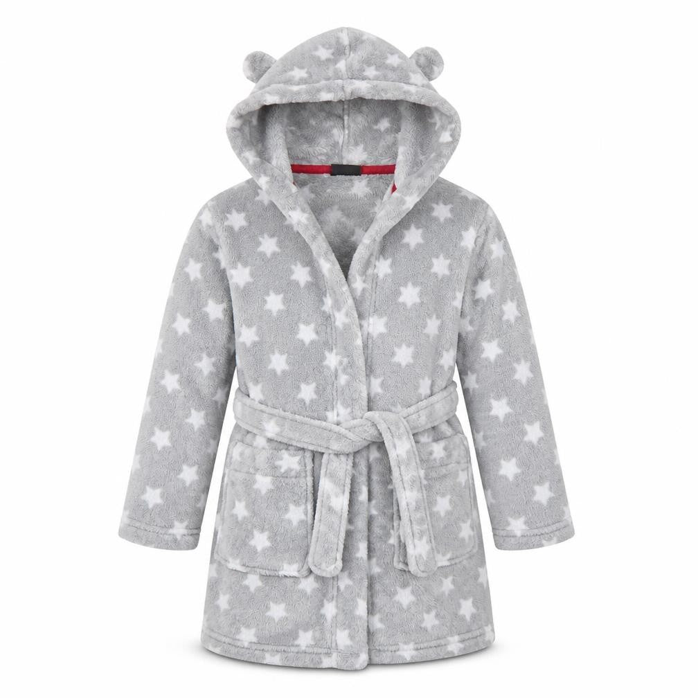 Next Girls Grey Solid  Capri Robe Size 5-6 Years