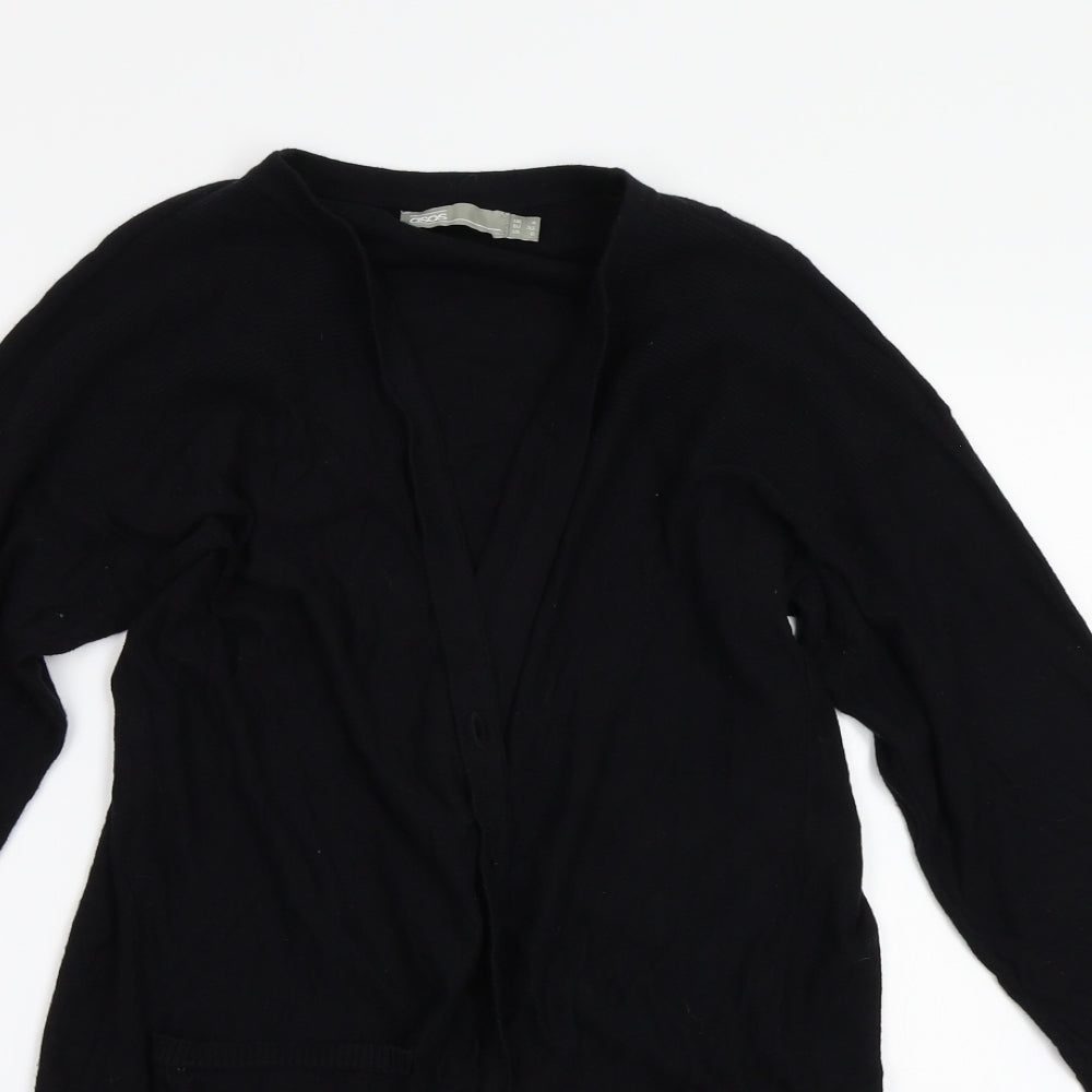 ASOS Womens Black   Cardigan Jumper Size 4