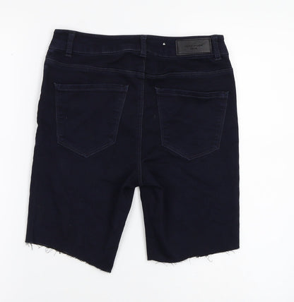 VERO MODA Womens Blue   Cut-Off Shorts Size S