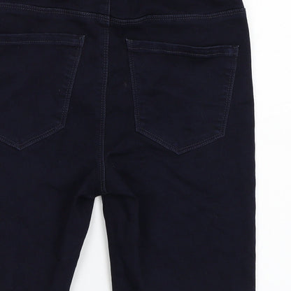 VERO MODA Womens Blue   Cut-Off Shorts Size S