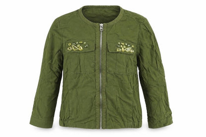Womens UK Size 6 H&M Green Jacket