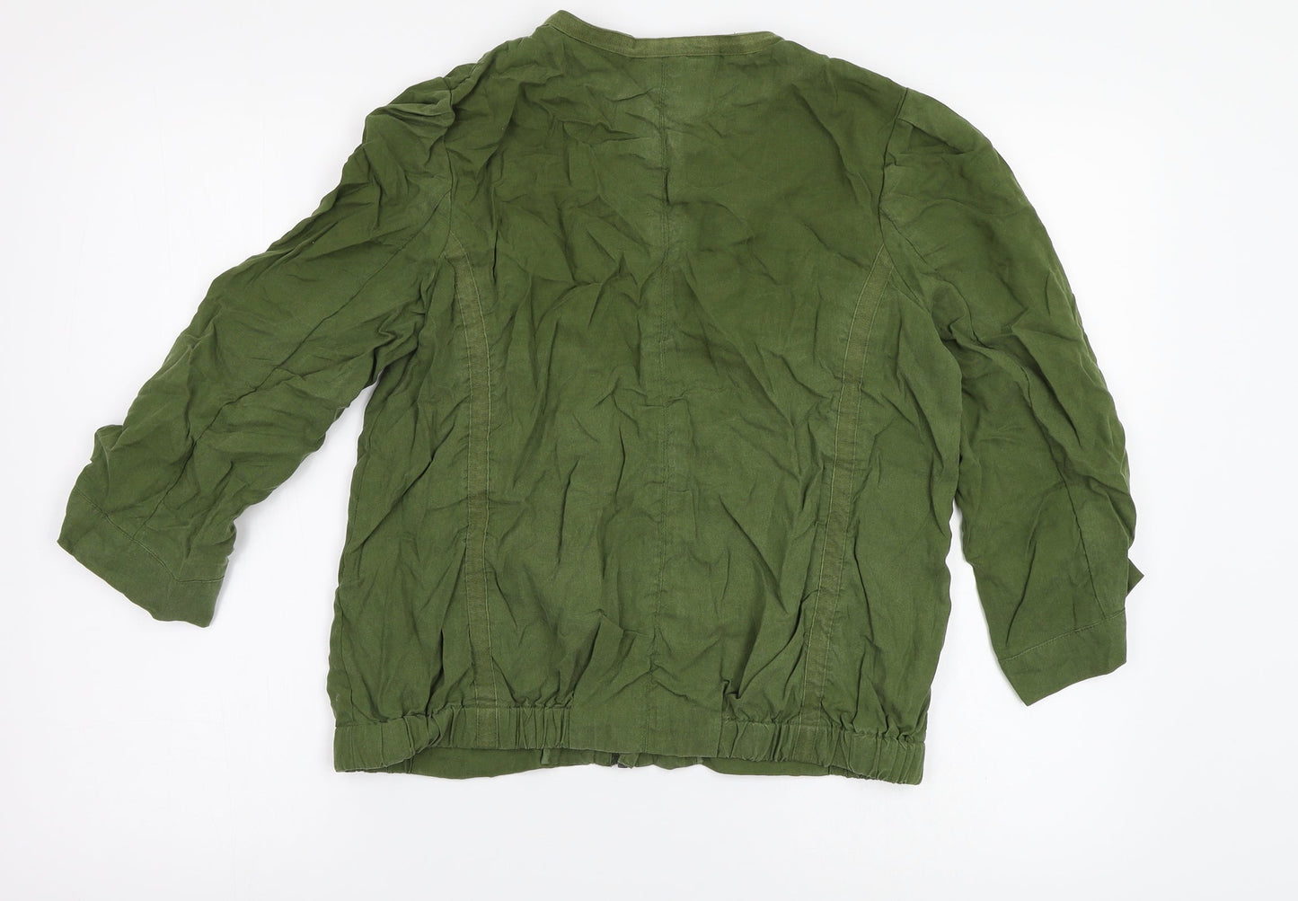 Womens UK Size 6 H&M Green Jacket