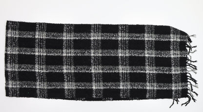 Preworn Womens Black Check   Shawl/Wrap