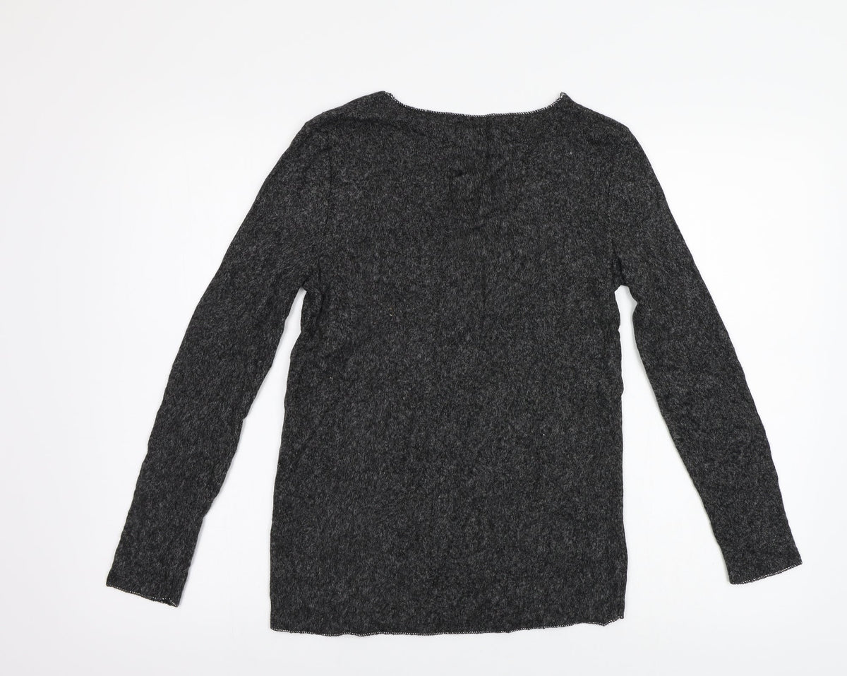 Preworn Womens Grey   Pullover Jumper Size S  - Stars