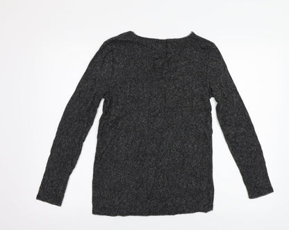 Preworn Womens Grey   Pullover Jumper Size S  - Stars