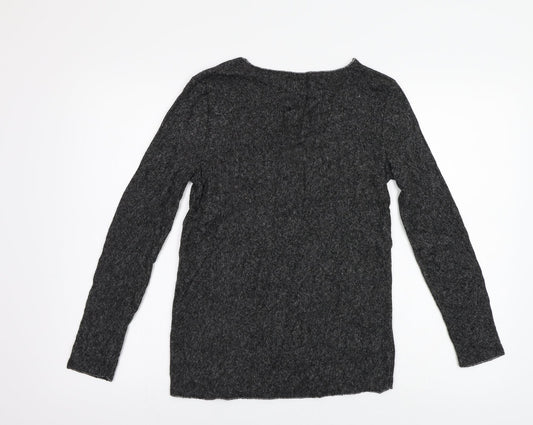 Preworn Womens Grey   Pullover Jumper Size S  - Stars