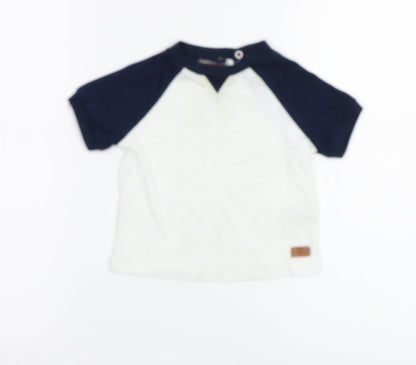 7 For All Mankind Baby  Houndstooth  Pullover T-Shirt Size 18-24 Months