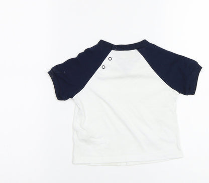 7 For All Mankind Baby  Houndstooth  Pullover T-Shirt Size 18-24 Months
