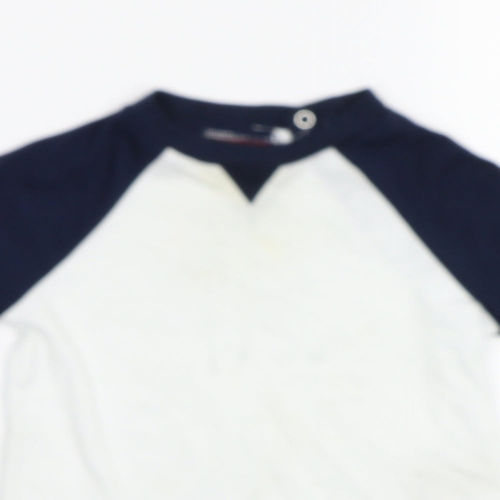 7 For All Mankind Baby  Houndstooth  Pullover T-Shirt Size 18-24 Months