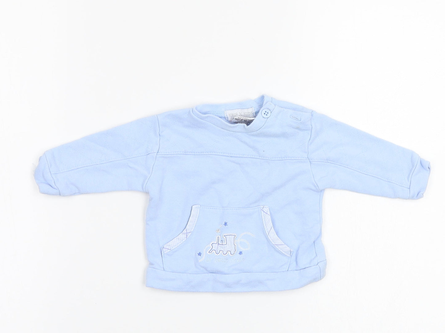 KrisXKids Baby Blue   Pullover Jumper Size 0-3 Months