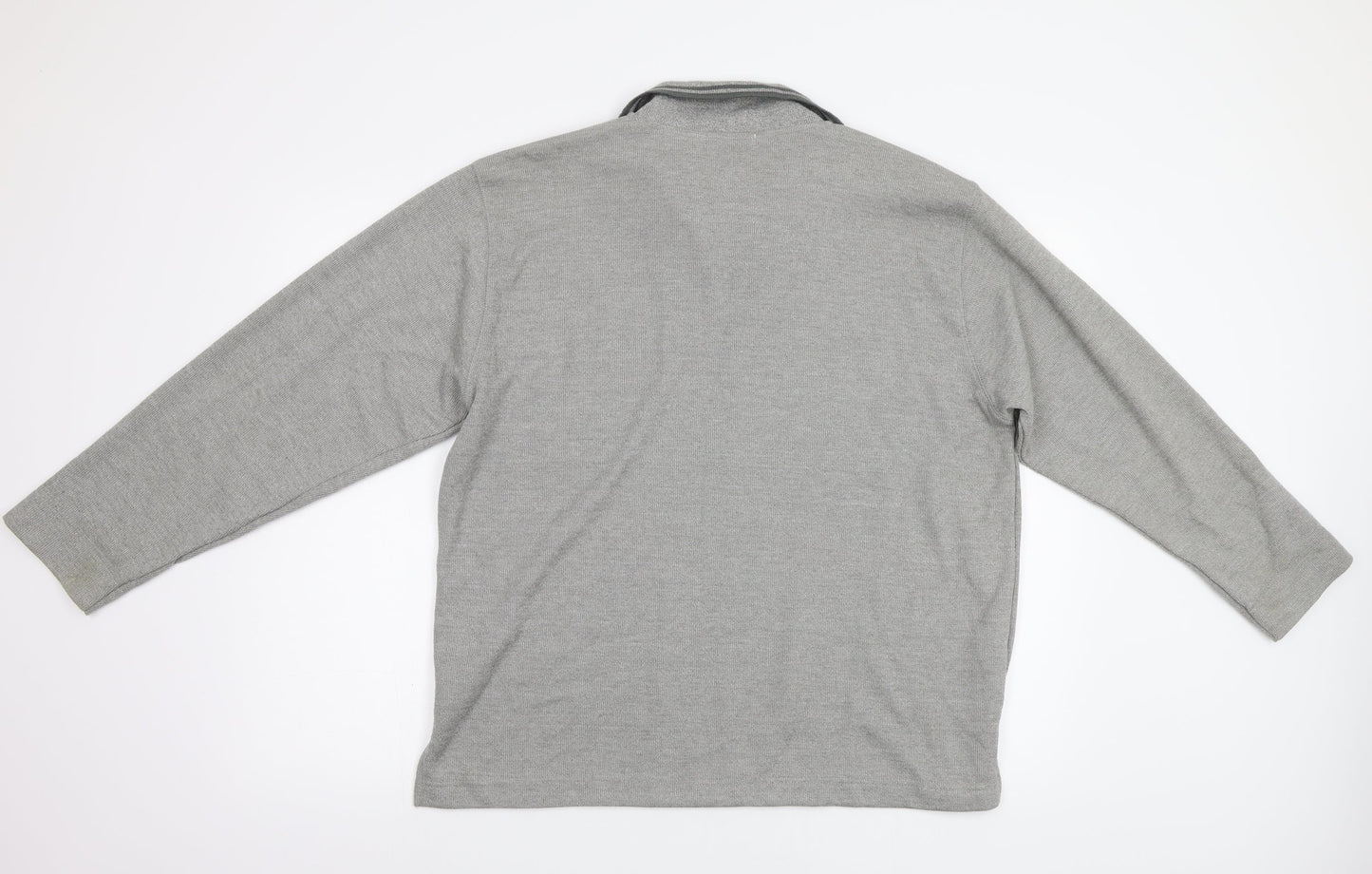 Bonmarché Mens Green Herringbone  Pullover Jumper Size L