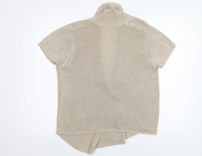 Preworn Womens Beige   Cardigan Jumper Size M