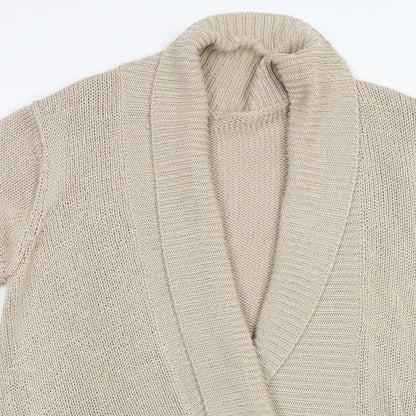 Preworn Womens Beige   Cardigan Jumper Size M