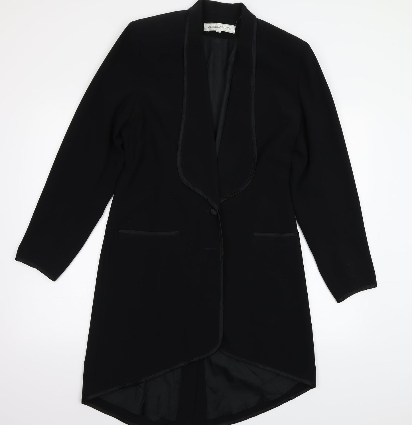 Alternatives Womens Black   Jacket Coat Size 10