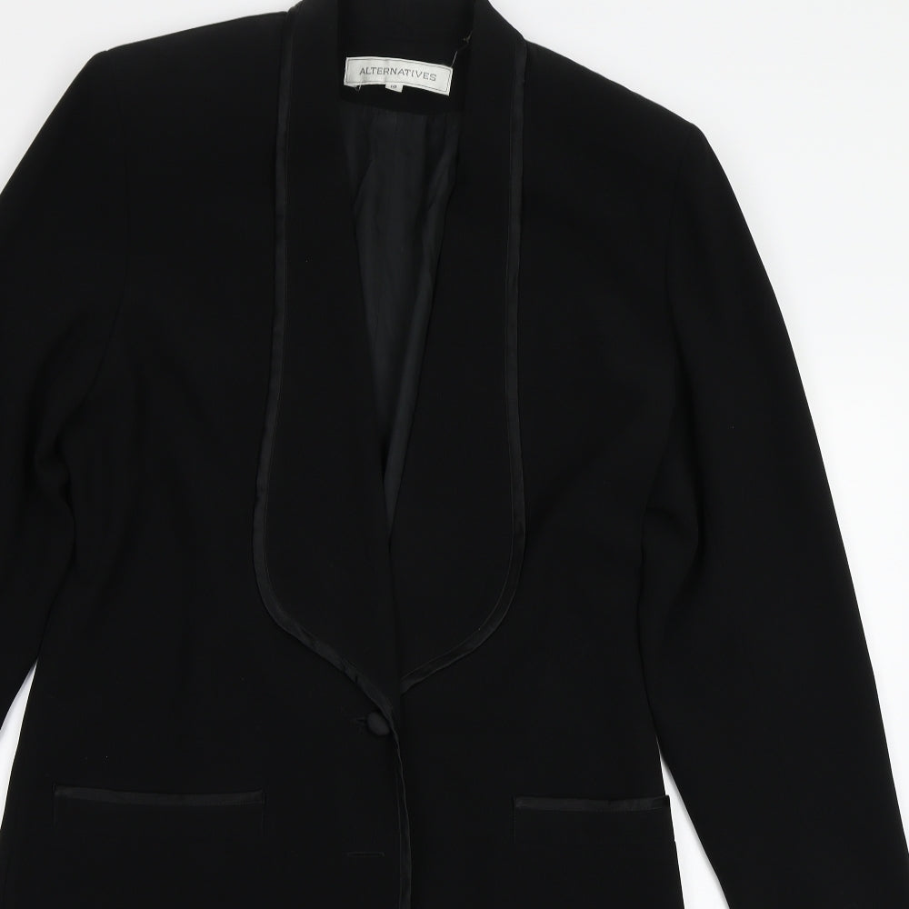 Alternatives Womens Black   Jacket Coat Size 10