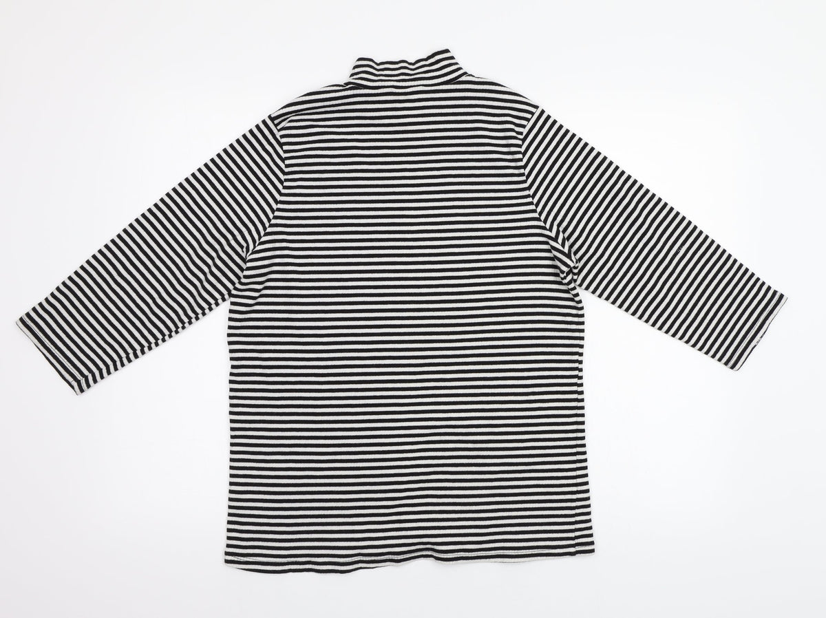 George Womens Multicoloured Striped  Pullover Jumper Size 18