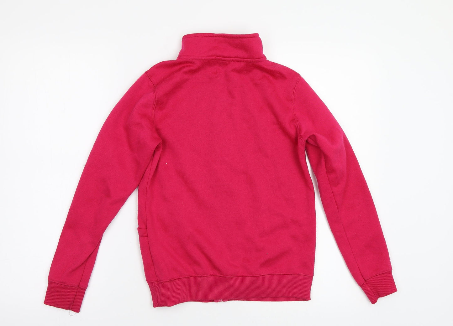 LA Gear Girls Pink Houndstooth  Full Zip Sweatshirt Size 11-12 Years