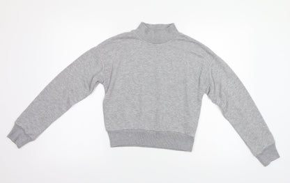 Bershka Womens Grey    Sweatshirt Size S