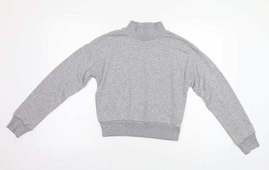 Bershka Womens Grey    Sweatshirt Size S