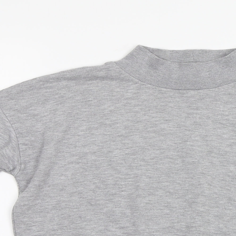 Bershka Womens Grey    Sweatshirt Size S