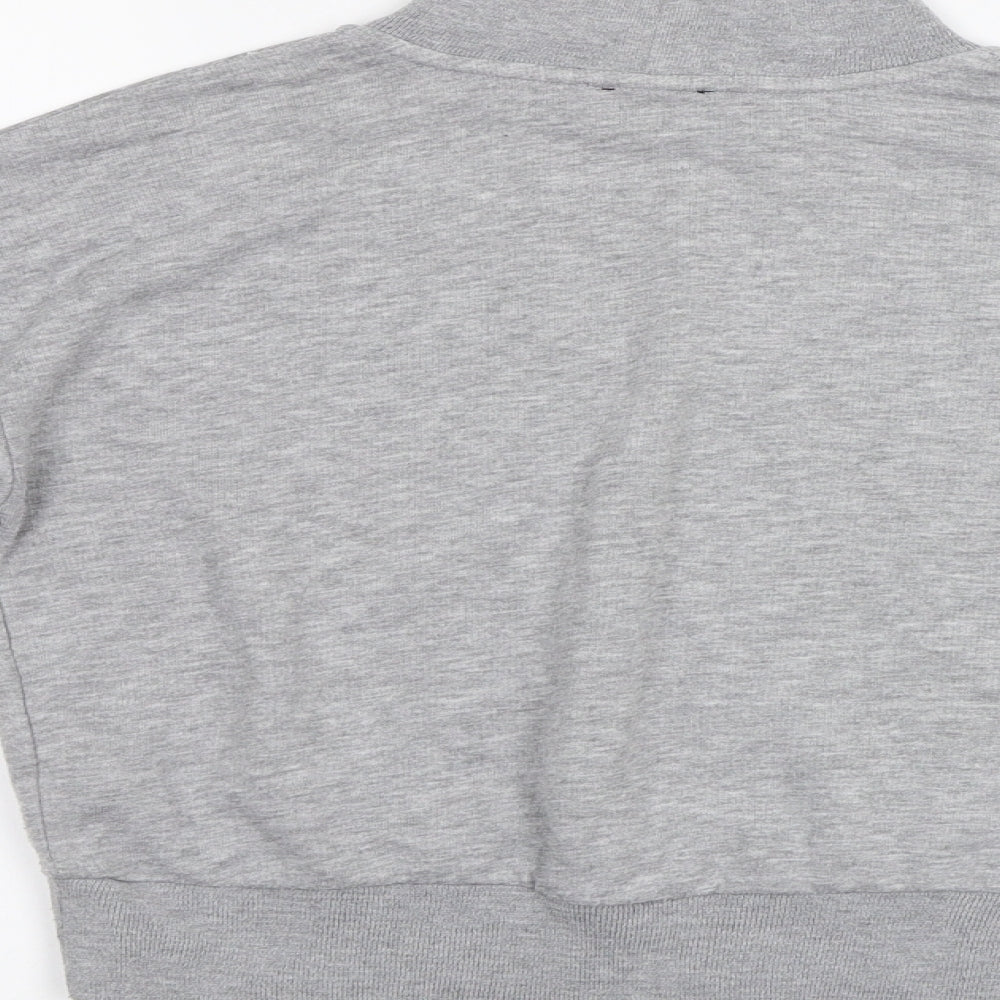 Bershka Womens Grey    Sweatshirt Size S