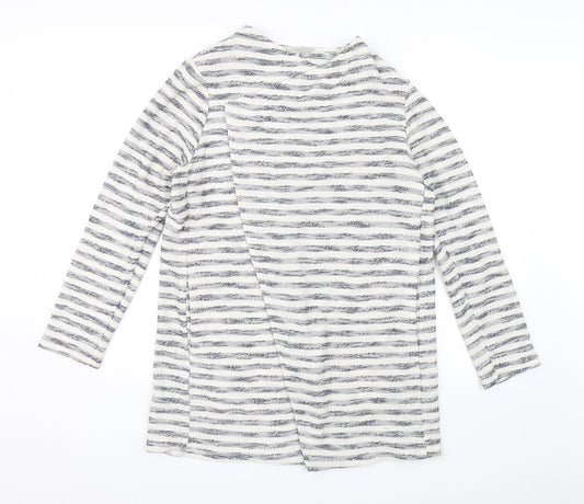 George Womens White Striped  Jacket  Size 16