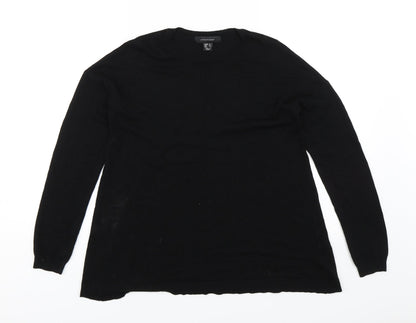 Additional front view of Atmosphere women’s black rayon jumper, size UK 12