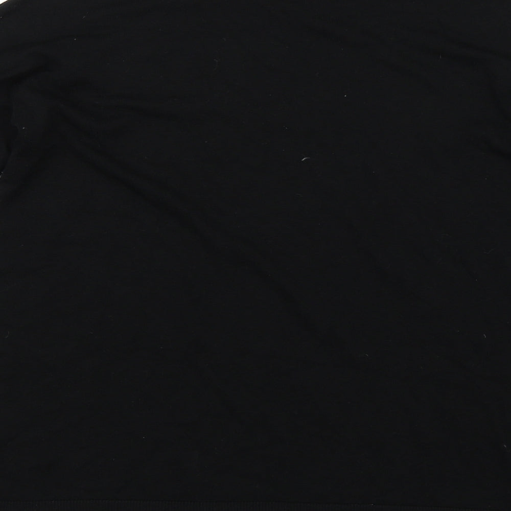 Brand and care label for Atmosphere women’s black rayon jumper, size UK 12