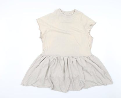 Preworn Womens Beige   Jumper Dress  Size 14