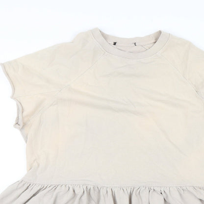 Preworn Womens Beige   Jumper Dress  Size 14