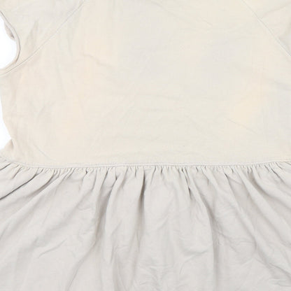 Preworn Womens Beige   Jumper Dress  Size 14