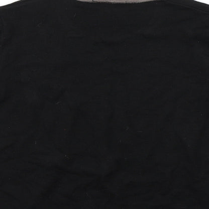 Marks and Spencer Womens Black   Basic Blouse Size 12  - Flower