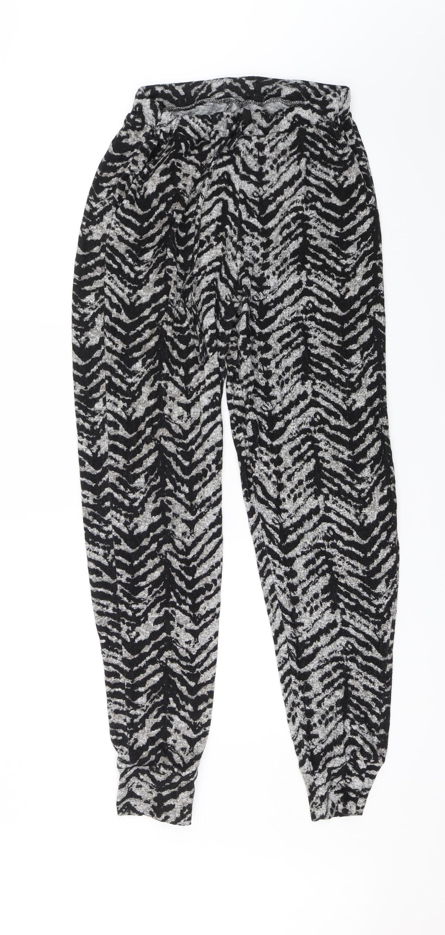 Womens UK Size 6 Peacocks Regular Fit  Black Trousers