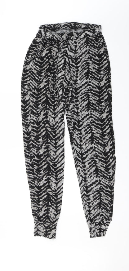 Womens UK Size 6 Peacocks Regular Fit  Black Trousers