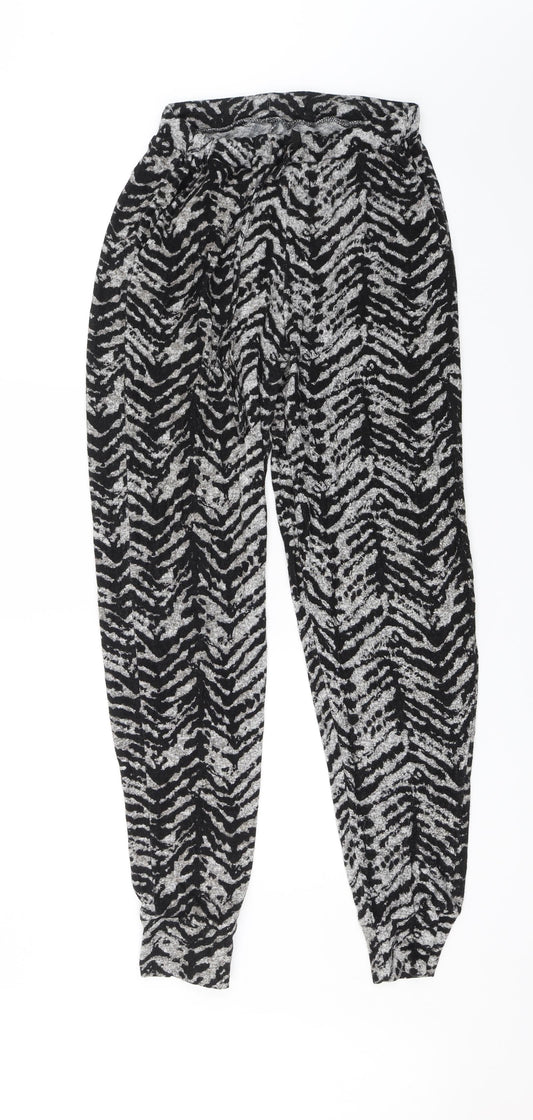 Womens UK Size 6 Peacocks Regular Fit  Black Trousers