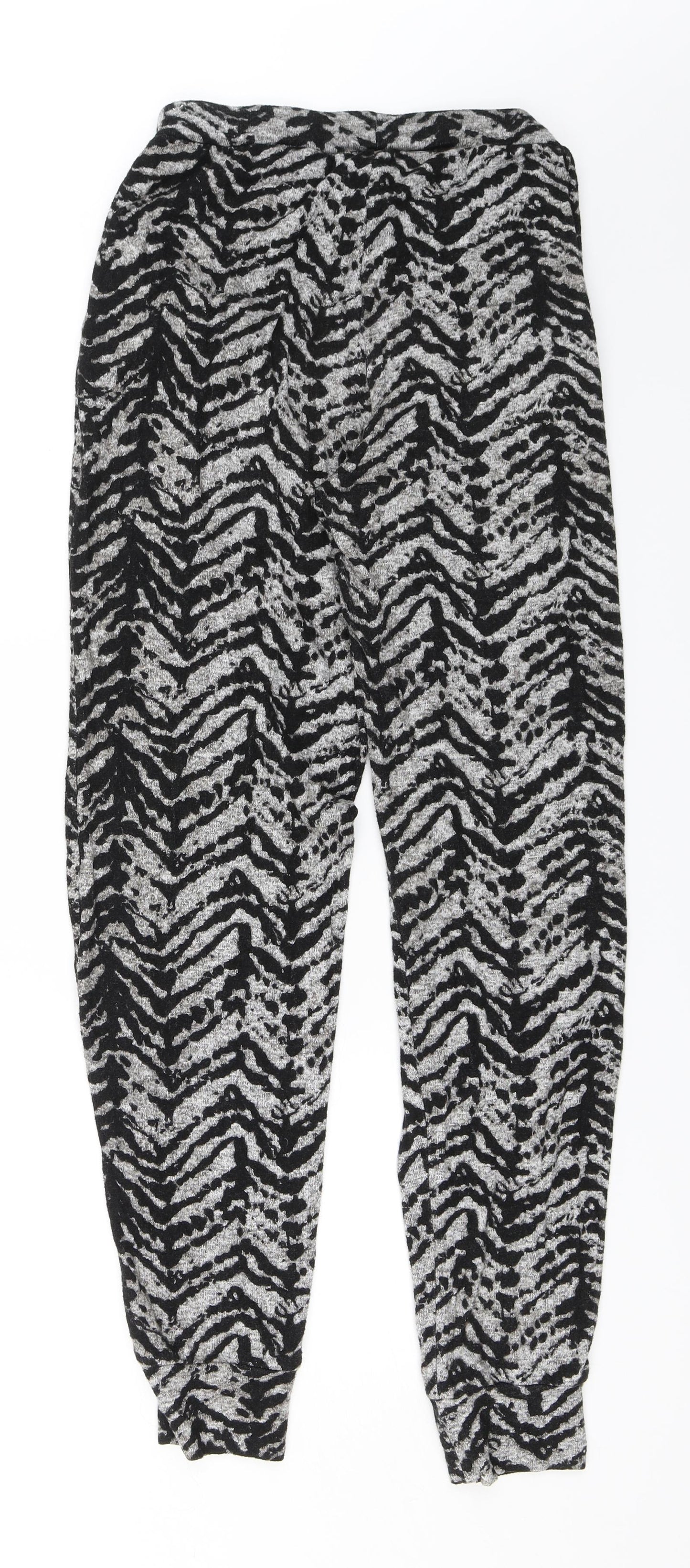 Womens UK Size 6 Peacocks Regular Fit  Black Trousers
