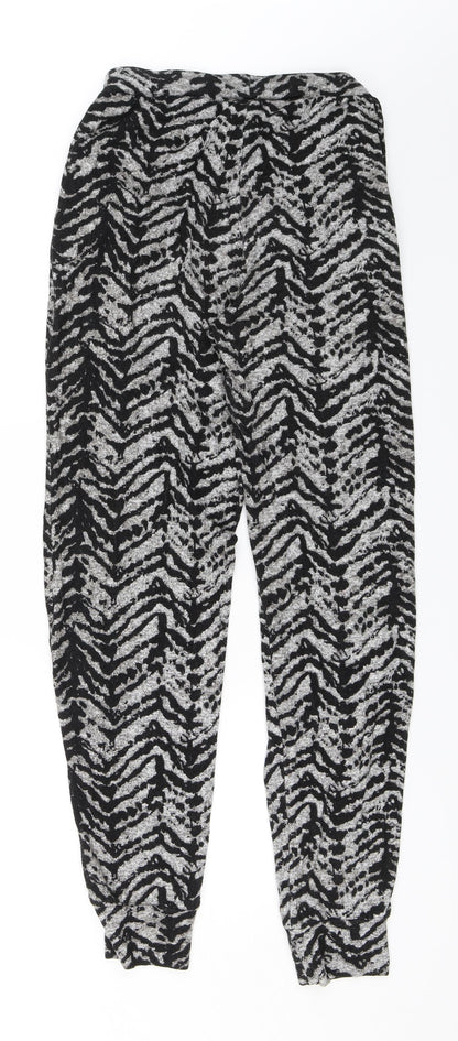 Womens UK Size 6 Peacocks Regular Fit  Black Trousers