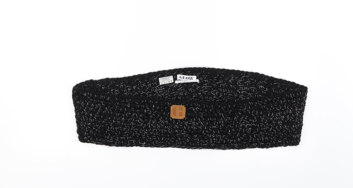 Glow Unisex Black    Scarf