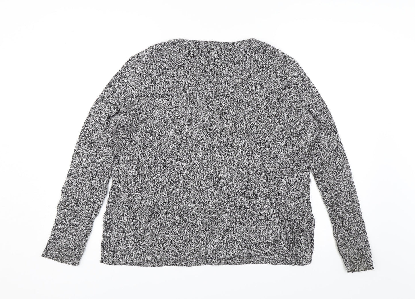 H&M Womens Grey   Pullover Jumper Size L