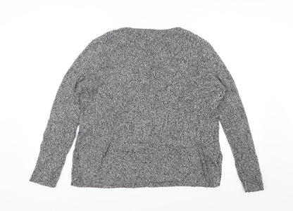 H&M Womens Grey   Pullover Jumper Size L