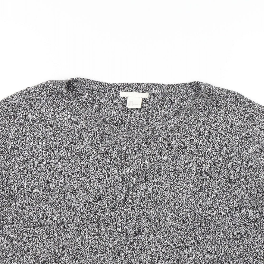 H&M Womens Grey   Pullover Jumper Size L