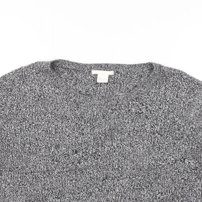 H&M Womens Grey   Pullover Jumper Size L