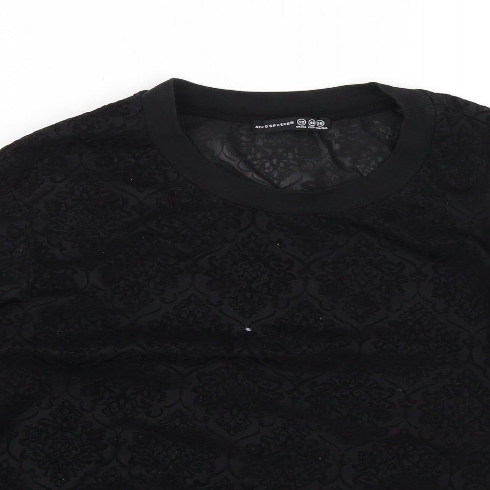 Atmosphere Womens Black   Pullover Jumper Size 12